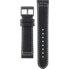Watch strap Swiss Military Hanowa 06-4202.6.4132 Leather Black 22mm