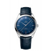 Watch strap Omega 43513402103001 / TRESOR II / LONDON Crocodile skin Blue 20mm