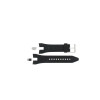 Watch strap Seiko 7T62-0JA0 (02B) / SNAC21P1 / 4A581JT Silicone Black 28mm