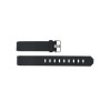 Watch strap Jacob Jensen 712 / 732 / 742 / 743 / 640 / 641 / 660 / 662 / 680 / 681 Rubber Black 17mm