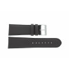 Watch strap Universal 61215B.27.26 Leather Dark brown 26mm