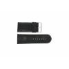 Watch strap Universal 61324.28Z Leather Black 28mm
