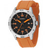 Watch strap Fossil AM4201 Silicone Orange 22mm