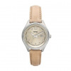 Watch strap Fossil AM4377 Leather Beige 14mm
