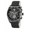 Watch strap Armani AR0393 Leather Black 22mm