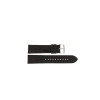 Watch strap Armani AR0645 Leather Dark brown 22mm