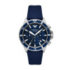 Watch strap Armani AR11588 Nylon/perlon Blue 22mm