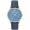 Watch strap Armani AR1972 Leather Blue 20mm