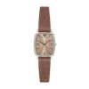 Watch strap Armani AR2497 Leather Brown 14mm