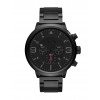 Watch strap Armani AX1375 Steel Black