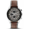 Watch strap Armani AX1601 Leather Brown