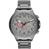 Watch strap Armani Exchange AX1762 Steel Anthracite grey 22mm