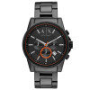 Watch strap Armani Exchange AX2514 Stainless steel Black 22mm