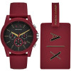 Watch strap Armani Ax7125 Rubber Red 22mm