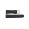 Watch strap Mondaine BM20054-W Leather Black 22mm