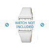 Watch strap Boccia 3148-03-BO3148-03-40 Leather White 23mm