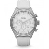 Watch strap Fossil BQ1032 Silicone White 22mm