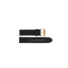 Watch strap Fossil BQ1153 Leather Black 22mm