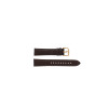 Watch strap Fossil BQ1540 Leather Brown 18mm