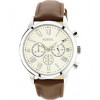 Watch strap Fossil BQ1741 Leather Brown 22mm