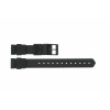 Watch strap Tag Heuer BS0081 Rubber Black 18mm