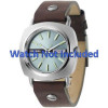 Watch strap Diesel DZ2146 Leather Brown 22mm