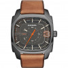 Watch strap Diesel DZ1694 Leather Cognac 24mm