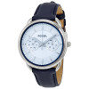Watch strap Fossil ES3966 Leather Blue 16mm