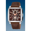 Watch strap Festina F20265-3 Leather Dark brown 24mm