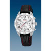 Watch strap Festina F20346-1 / F20346-3 Leather/Textiles Black 18mm