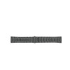 Watch strap Fossil FS4721 Stainless steel Anthracite grey 22mm