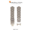 Watch strap Hamilton H695.715.101.H000085 Steel 22mm