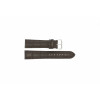 Watch strap Universal 805R.02.18 Leather Dark brown 18mm