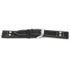 Watch strap Universal G167 Leather/Textiles Black 20mm