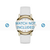 Watch strap Marc by Marc Jacobs MJ1449 Leather White 18mm