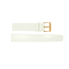 Watch strap Marc by Marc Jacobs MBM1283 Leather White 18mm