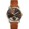 Watch strap Fossil ME1166 Leather Cognac 22mm
