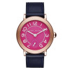 Watch strap Marc by Marc Jacobs MJ1556 Leather Blue 18mm