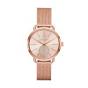 Watch strap Michael Kors MK3845 Steel Rosé 16mm