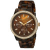 Watch strap Michael Kors MK5280 Plastic Brown 18mm