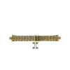Watch strap Michael Kors MK5874 Steel Gold Toned 22mm