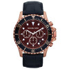 Watch strap Michael Kors MK8258 Leather Black 24mm