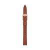 Watch strap Fossil S121028 Leather Brown 12mm