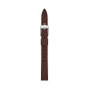 Watch strap Fossil S121034 Leather Brown 12mm