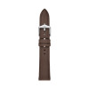 Watch strap Fossil S181341 Leather Brown 18mm