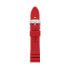 Watch strap Fossil S221318 Silicone Red 22mm