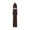 Watch strap Fossil S221496 Leather Dark brown 22mm