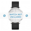 Watch strap Skagen SKT1101 Leather Black 20mm