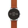 Watch strap Skagen SKT5104 Leather Cognac 20mm