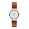 Watch strap Skagen SKW2192 Leather Brown 14mm